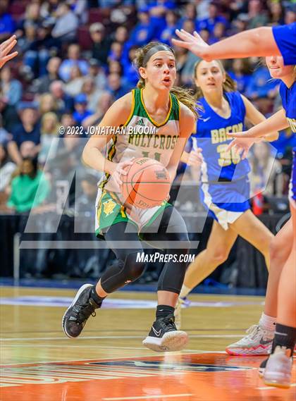 Thumbnail 1 in Bacon Academy vs. Holy Cross (CIAC Class M Final) photogallery.