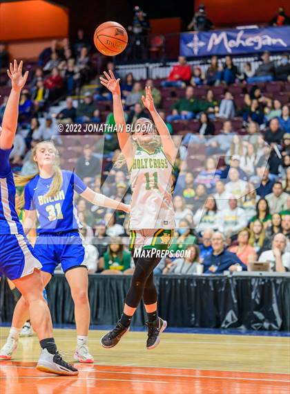 Thumbnail 2 in Bacon Academy vs. Holy Cross (CIAC Class M Final) photogallery.