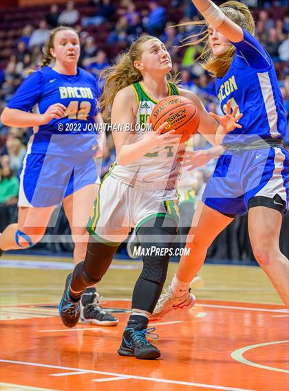 Thumbnail 1 in Bacon Academy vs. Holy Cross (CIAC Class M Final) photogallery.