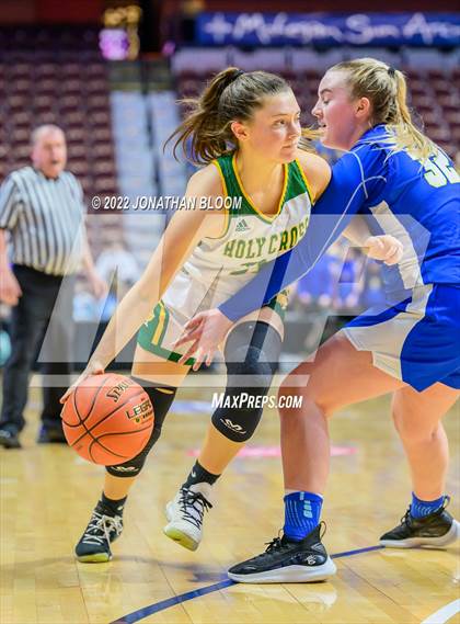 Thumbnail 1 in Bacon Academy vs. Holy Cross (CIAC Class M Final) photogallery.