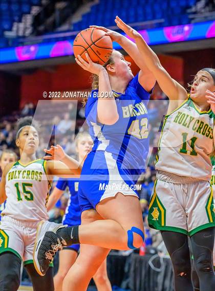 Thumbnail 1 in Bacon Academy vs. Holy Cross (CIAC Class M Final) photogallery.