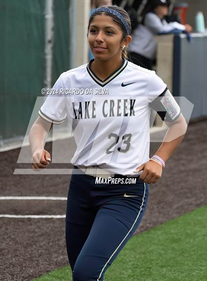 Thumbnail 2 in Foster vs Lake Creek (UIL Softball 5A Region III Semifinal) photogallery.