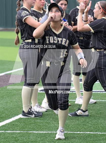 Thumbnail 2 in Foster vs Lake Creek (UIL Softball 5A Region III Semifinal) photogallery.