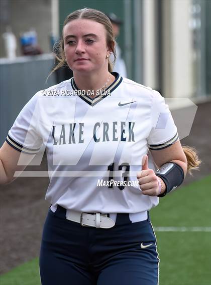 Thumbnail 3 in Foster vs Lake Creek (UIL Softball 5A Region III Semifinal) photogallery.