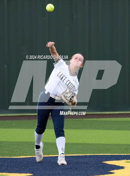 Thumbnail 3 in Foster vs Lake Creek (UIL Softball 5A Region III Semifinal) photogallery.