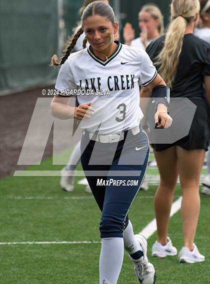 Thumbnail 3 in Foster vs Lake Creek (UIL Softball 5A Region III Semifinal) photogallery.