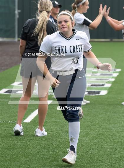 Thumbnail 3 in Foster vs Lake Creek (UIL Softball 5A Region III Semifinal) photogallery.