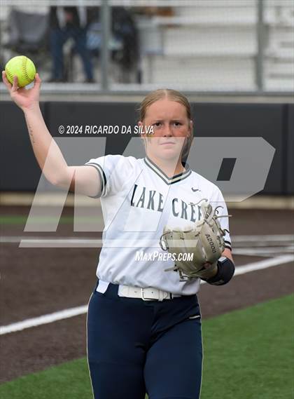 Thumbnail 2 in Foster vs Lake Creek (UIL Softball 5A Region III Semifinal) photogallery.