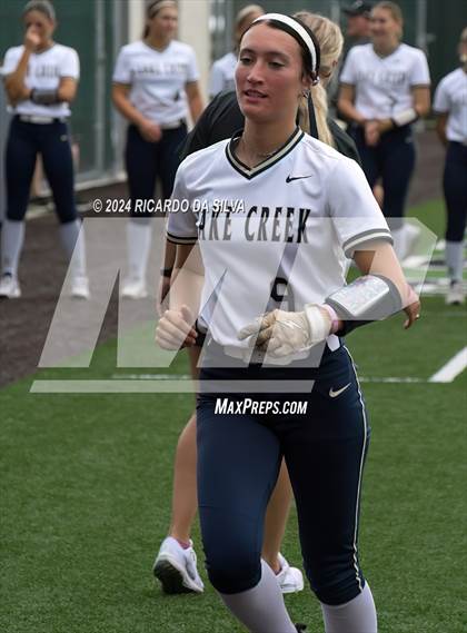 Thumbnail 3 in Foster vs Lake Creek (UIL Softball 5A Region III Semifinal) photogallery.