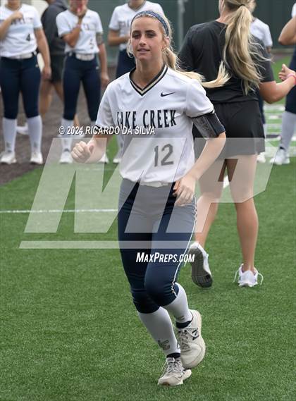 Thumbnail 3 in Foster vs Lake Creek (UIL Softball 5A Region III Semifinal) photogallery.