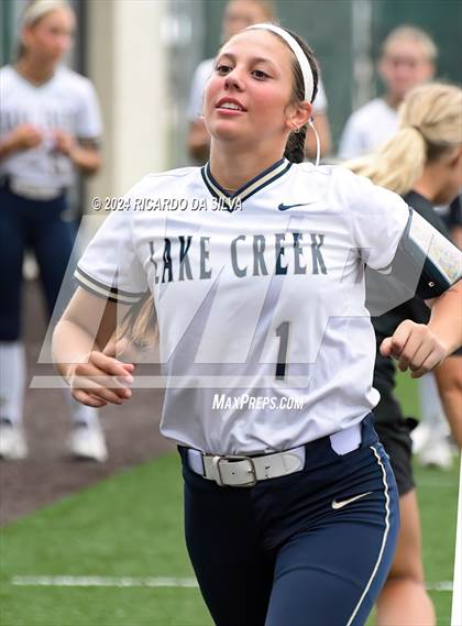 Thumbnail 2 in Foster vs Lake Creek (UIL Softball 5A Region III Semifinal) photogallery.