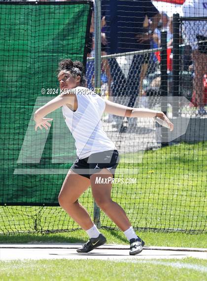 Thumbnail 2 in CHSAA Track and Field 5A Championships (Girls Discus) photogallery.