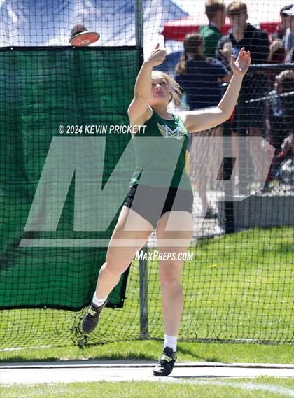 Thumbnail 2 in CHSAA Track and Field 5A Championships (Girls Discus) photogallery.
