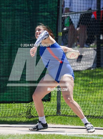Thumbnail 1 in CHSAA Track and Field 5A Championships (Girls Discus) photogallery.