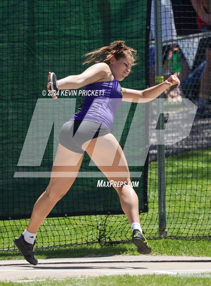 Thumbnail 2 in CHSAA Track and Field 5A Championships (Girls Discus) photogallery.