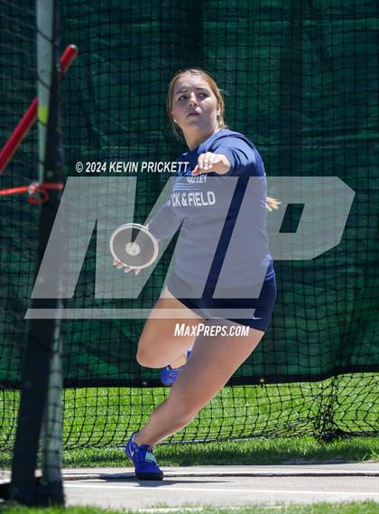 Thumbnail 3 in CHSAA Track and Field 5A Championships (Girls Discus) photogallery.