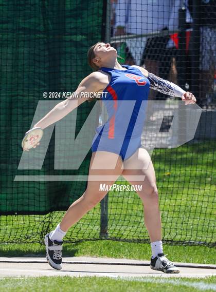 Thumbnail 3 in CHSAA Track and Field 5A Championships (Girls Discus) photogallery.