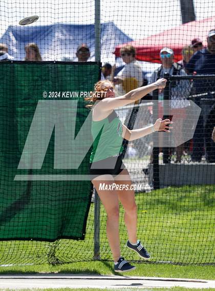 Thumbnail 2 in CHSAA Track and Field 5A Championships (Girls Discus) photogallery.