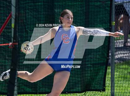 Thumbnail 2 in CHSAA Track and Field 5A Championships (Girls Discus) photogallery.