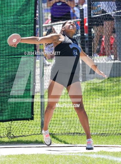 Thumbnail 1 in CHSAA Track and Field 5A Championships (Girls Discus) photogallery.