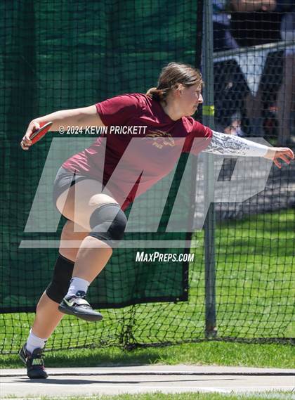 Thumbnail 3 in CHSAA Track and Field 5A Championships (Girls Discus) photogallery.