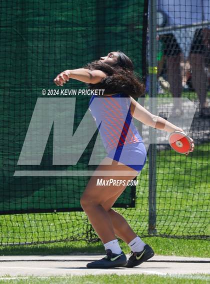 Thumbnail 1 in CHSAA Track and Field 5A Championships (Girls Discus) photogallery.