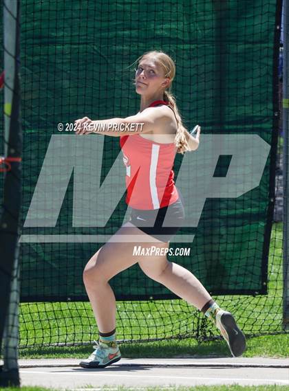 Thumbnail 3 in CHSAA Track and Field 5A Championships (Girls Discus) photogallery.