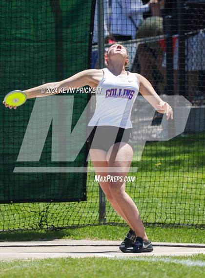 Thumbnail 1 in CHSAA Track and Field 5A Championships (Girls Discus) photogallery.