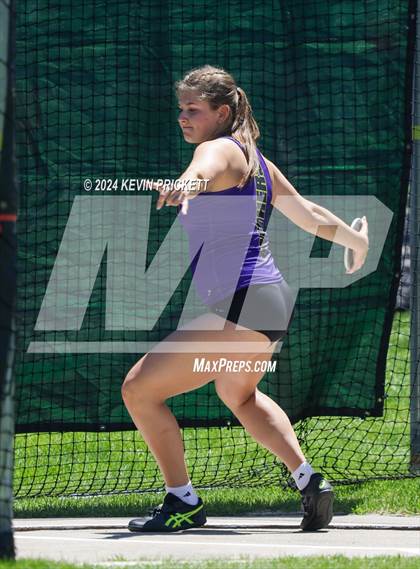 Thumbnail 1 in CHSAA Track and Field 5A Championships (Girls Discus) photogallery.
