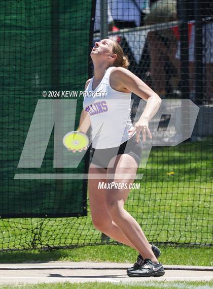 Thumbnail 3 in CHSAA Track and Field 5A Championships (Girls Discus) photogallery.