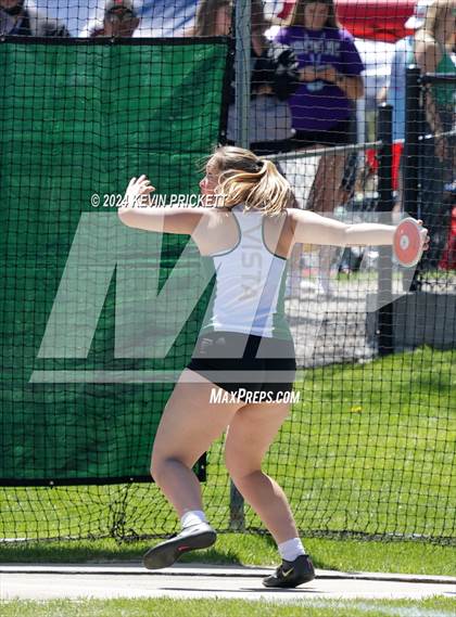 Thumbnail 2 in CHSAA Track and Field 5A Championships (Girls Discus) photogallery.