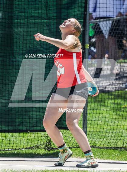 Thumbnail 1 in CHSAA Track and Field 5A Championships (Girls Discus) photogallery.