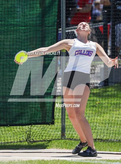 Thumbnail 1 in CHSAA Track and Field 5A Championships (Girls Discus) photogallery.