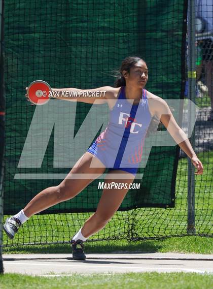 Thumbnail 2 in CHSAA Track and Field 5A Championships (Girls Discus) photogallery.