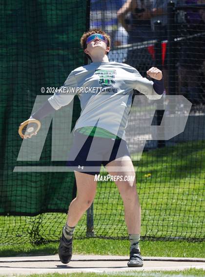Thumbnail 3 in CHSAA Track and Field 5A Championships (Girls Discus) photogallery.