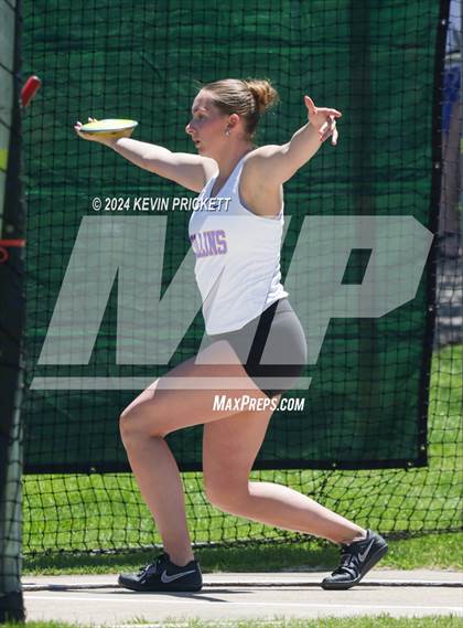 Thumbnail 3 in CHSAA Track and Field 5A Championships (Girls Discus) photogallery.