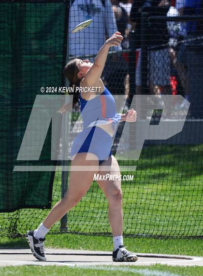 Thumbnail 1 in CHSAA Track and Field 5A Championships (Girls Discus) photogallery.