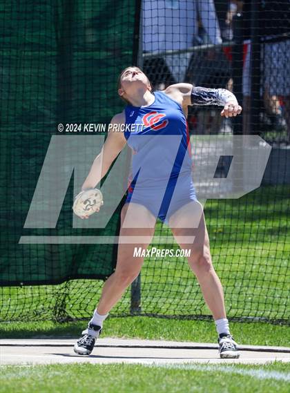 Thumbnail 2 in CHSAA Track and Field 5A Championships (Girls Discus) photogallery.