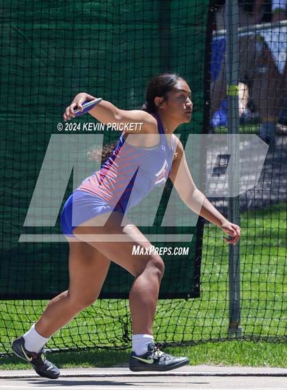 Thumbnail 2 in CHSAA Track and Field 5A Championships (Girls Discus) photogallery.