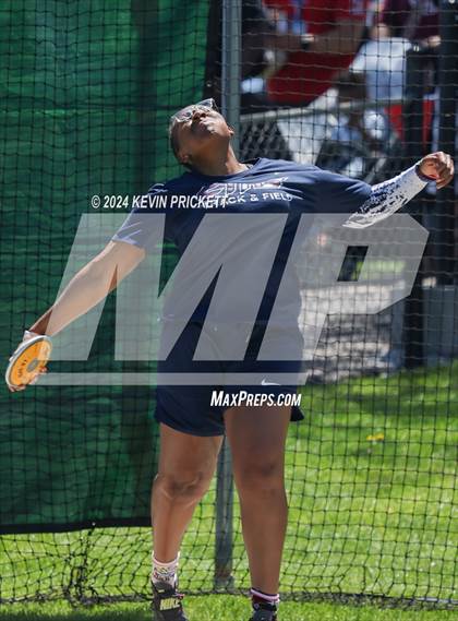 Thumbnail 1 in CHSAA Track and Field 5A Championships (Girls Discus) photogallery.