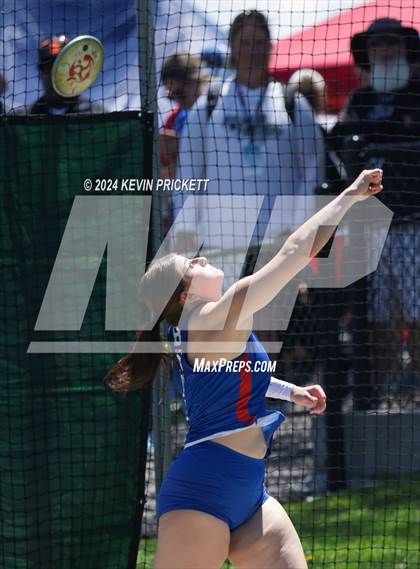 Thumbnail 2 in CHSAA Track and Field 5A Championships (Girls Discus) photogallery.