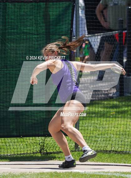 Thumbnail 3 in CHSAA Track and Field 5A Championships (Girls Discus) photogallery.