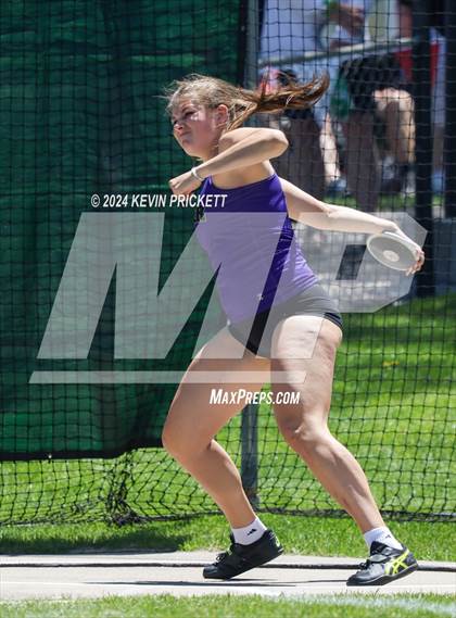 Thumbnail 1 in CHSAA Track and Field 5A Championships (Girls Discus) photogallery.