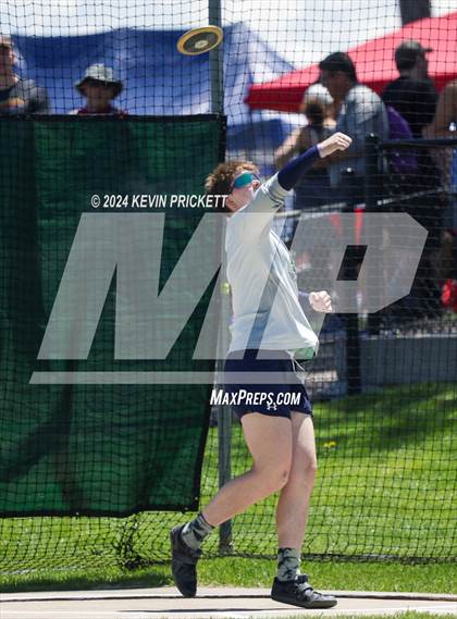 Thumbnail 2 in CHSAA Track and Field 5A Championships (Girls Discus) photogallery.