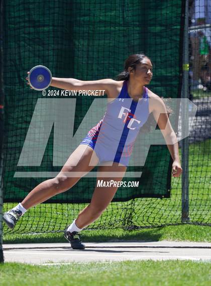 Thumbnail 1 in CHSAA Track and Field 5A Championships (Girls Discus) photogallery.