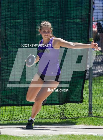 Thumbnail 3 in CHSAA Track and Field 5A Championships (Girls Discus) photogallery.