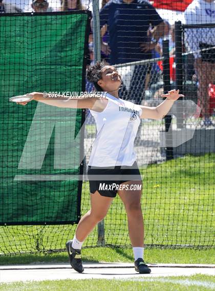 Thumbnail 1 in CHSAA Track and Field 5A Championships (Girls Discus) photogallery.
