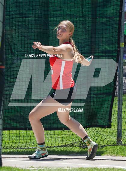 Thumbnail 1 in CHSAA Track and Field 5A Championships (Girls Discus) photogallery.