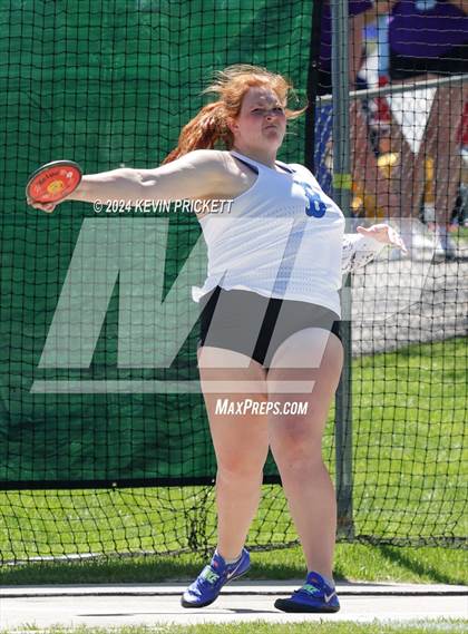 Thumbnail 2 in CHSAA Track and Field 5A Championships (Girls Discus) photogallery.