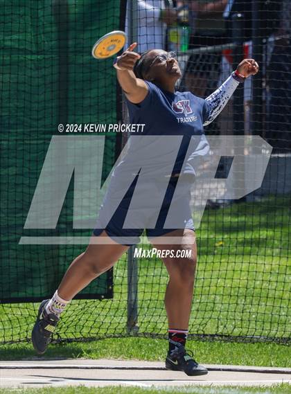 Thumbnail 2 in CHSAA Track and Field 5A Championships (Girls Discus) photogallery.